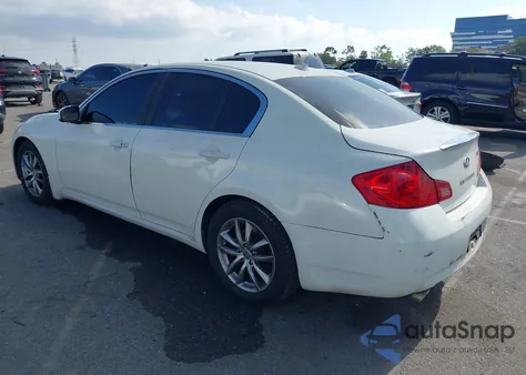 2007 Infiniti G35X z USA, uszkodzony, nr VIN JNKBV61F77M809335